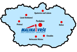 Působnost Malina Vrše v oblasti Pardubice
